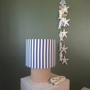 aura navy stripe & jute